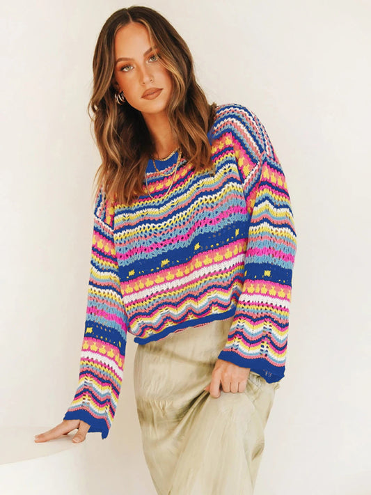 Multicolor Knit Sweater