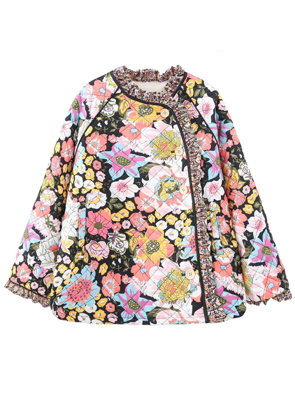 Women's Multi Flowers Jacket