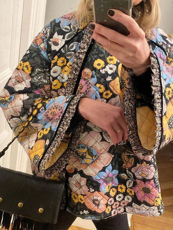 Women's Multi Flowers Jacket