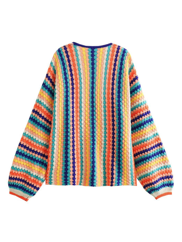 Women's Multicolor Cardigan