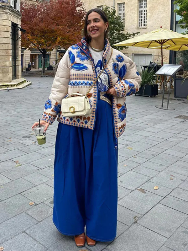 Blue Flower Jacket